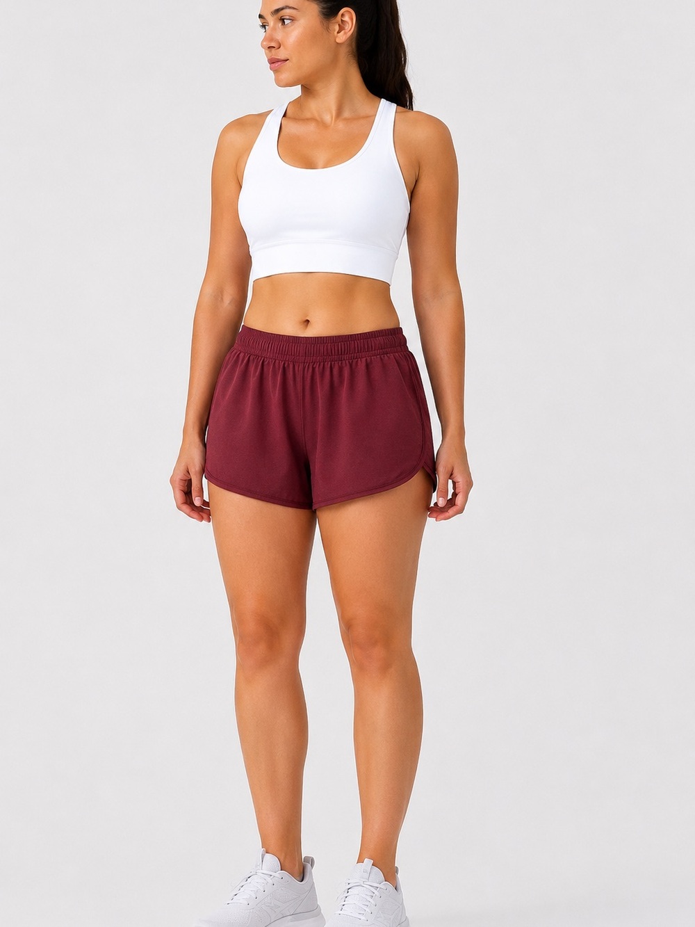 Lululemon Swiftly Mid-Rise Short 3" NWT Burgundy Bay Size 10 Running